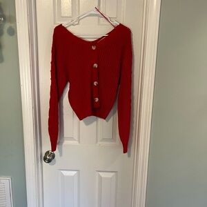 Jessica Simpson Red Women's Cardigan